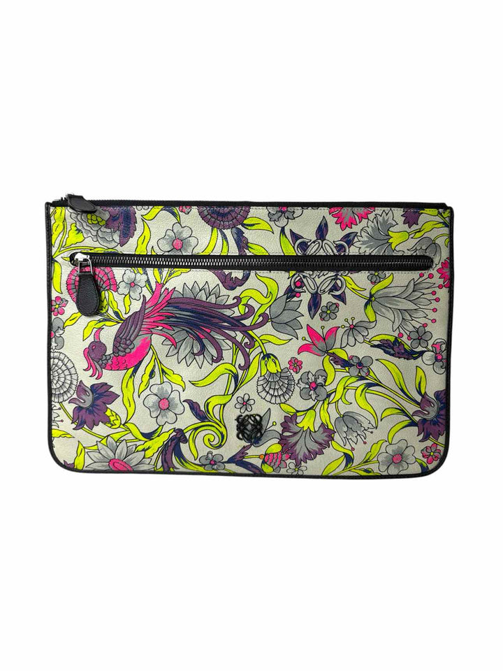 Loewe Limited Edition Printed Leather Clutch