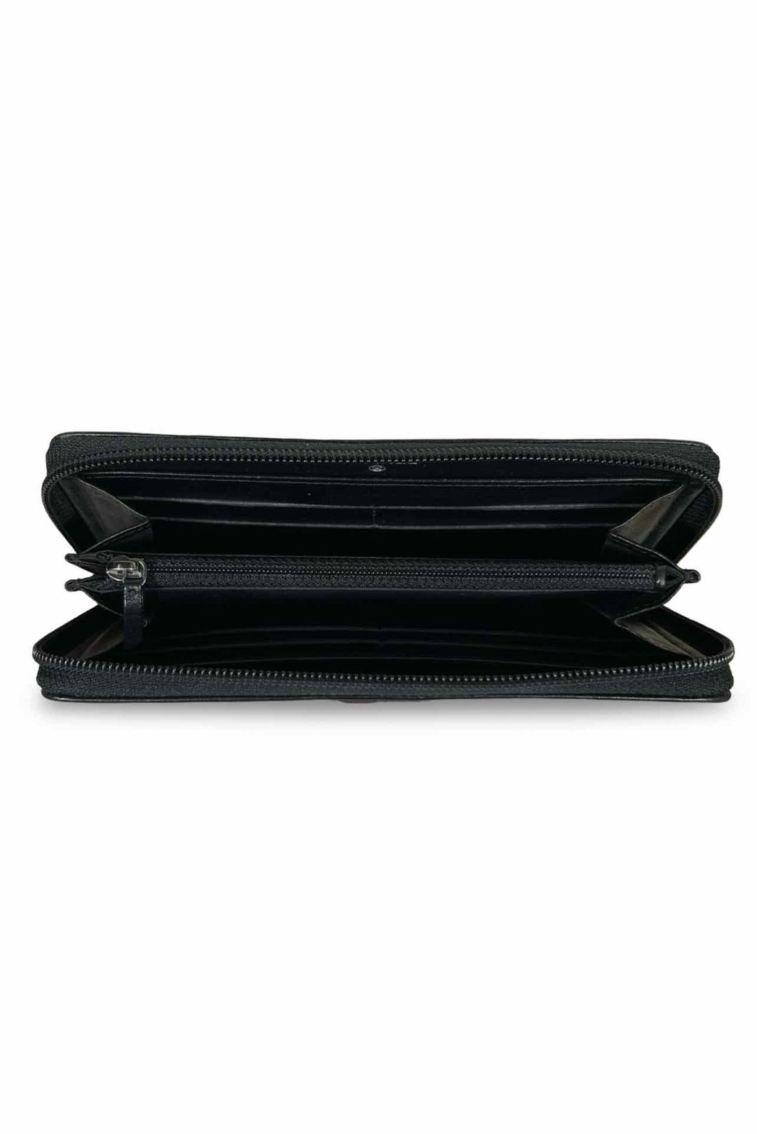 Chanel Boy Zip Around Chevron Wallet