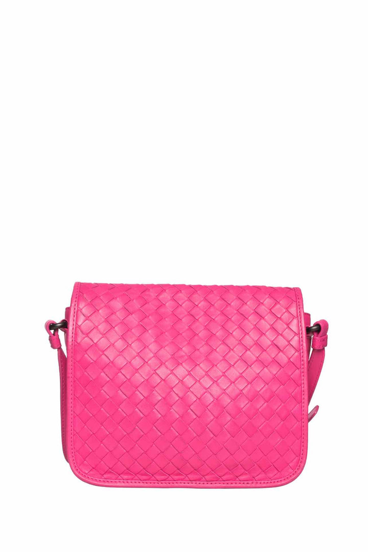 Bottega Veneta Intrecciato Leather Full Flap Crossbody