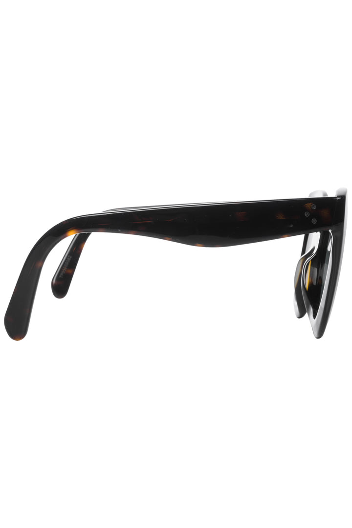 Celine Tortoiseshell Oversized Sunglasses