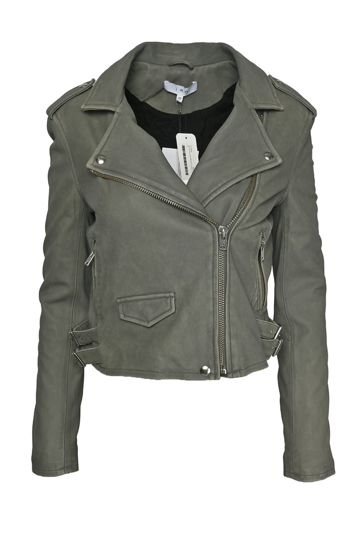 Iro Size 40 Ashville Leather Moto Jacket