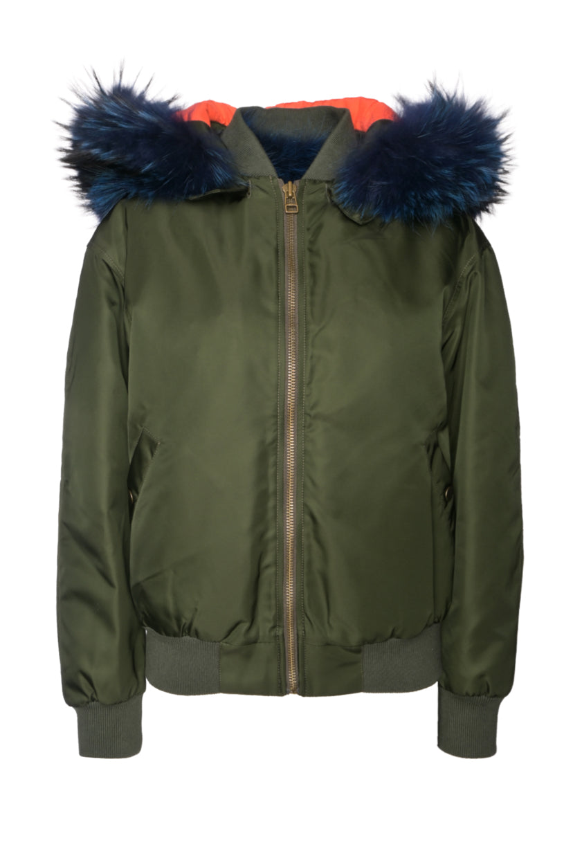 Mr & Mrs Italy Size XS Fur Lined Jacket