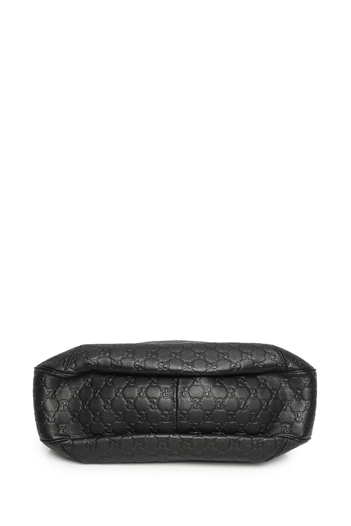 Gucci Guccissima Large New Ladies Web Hobo Bag