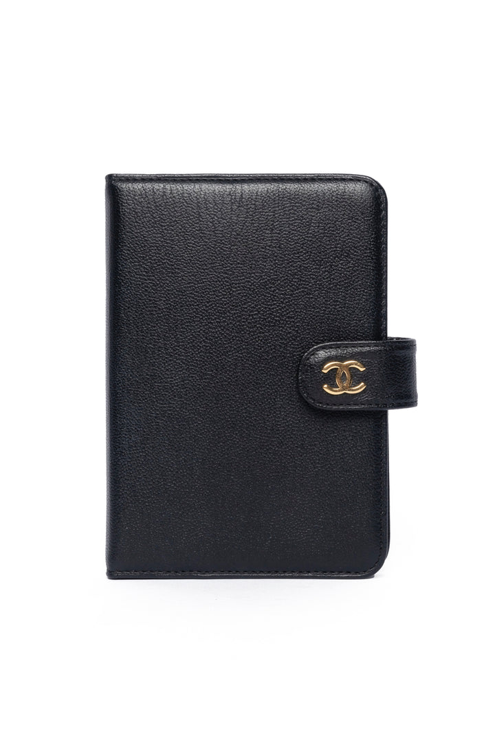 Chanel Vintage CC Leather Agenda Cover