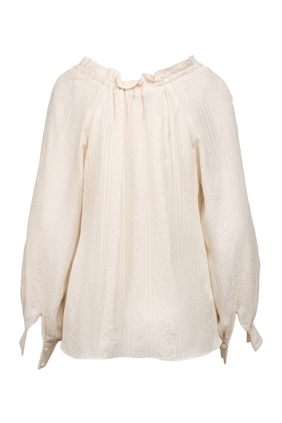 Co Collections Size XS Ruched Neck Floral Silk Tops