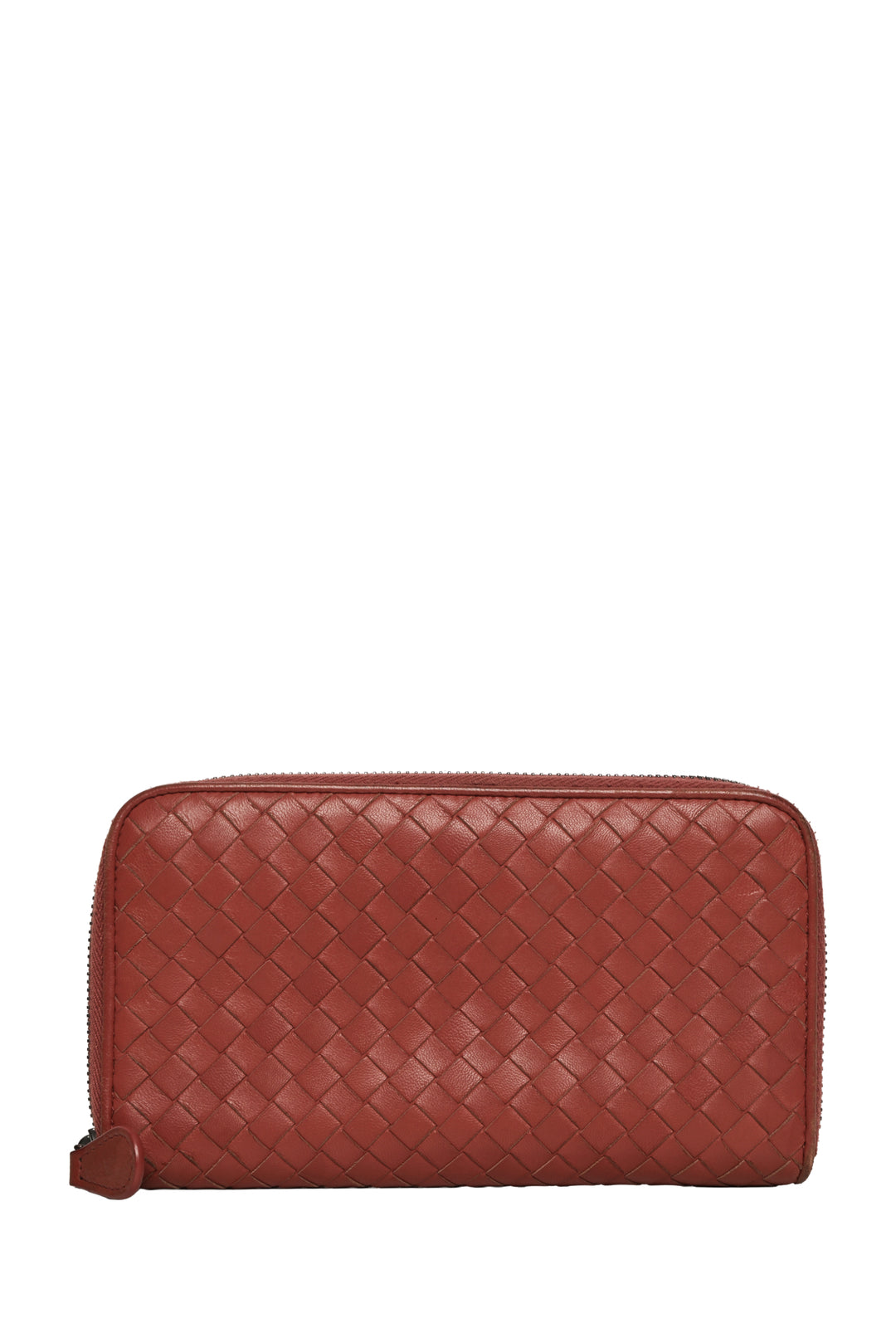 Bottega Veneta Continental Zip Intrecciato Wallet