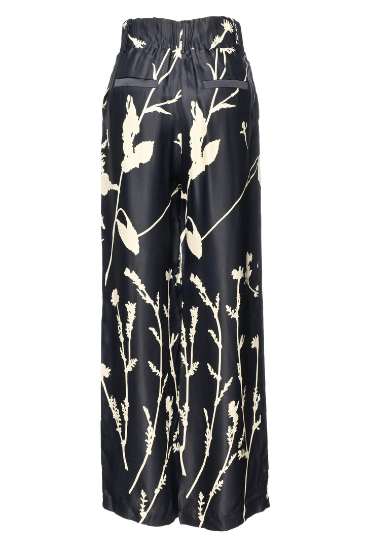 Eiko Ai Size S Floral Tencel-Blend Pants