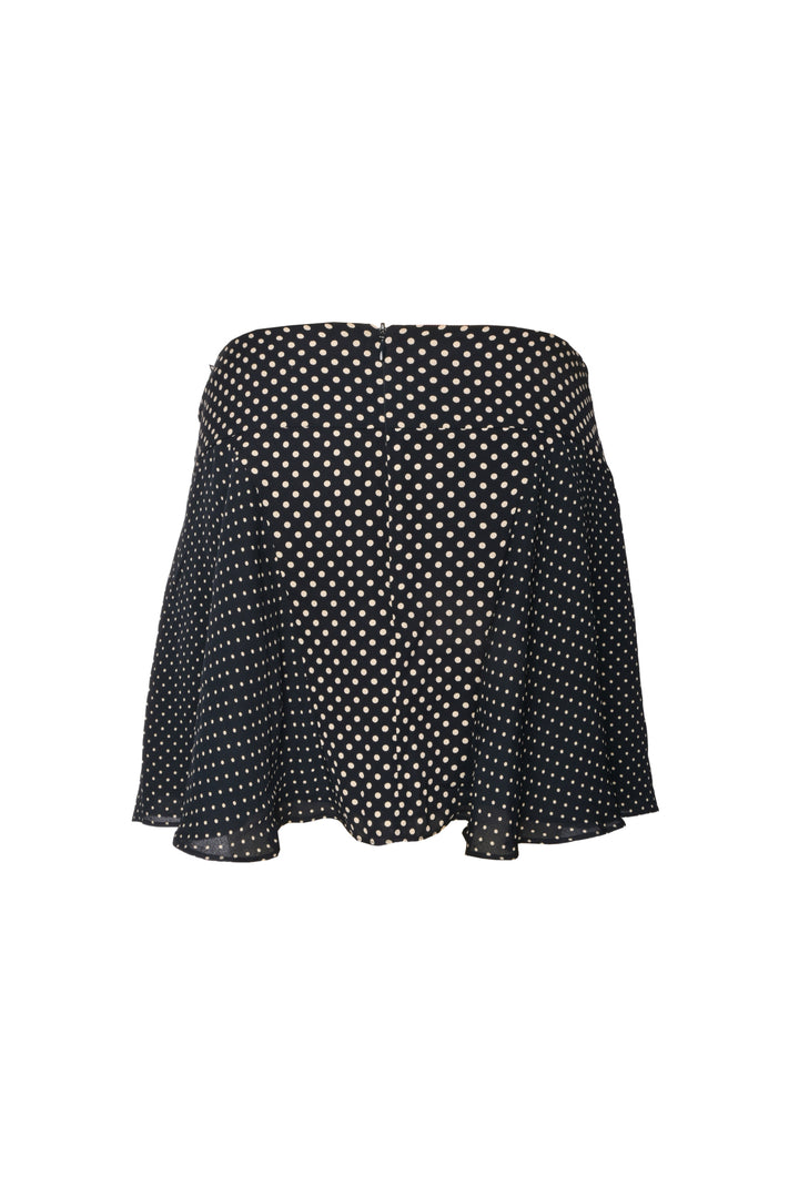 Joseph Size 4 Polkadot Silk Mini Skirt