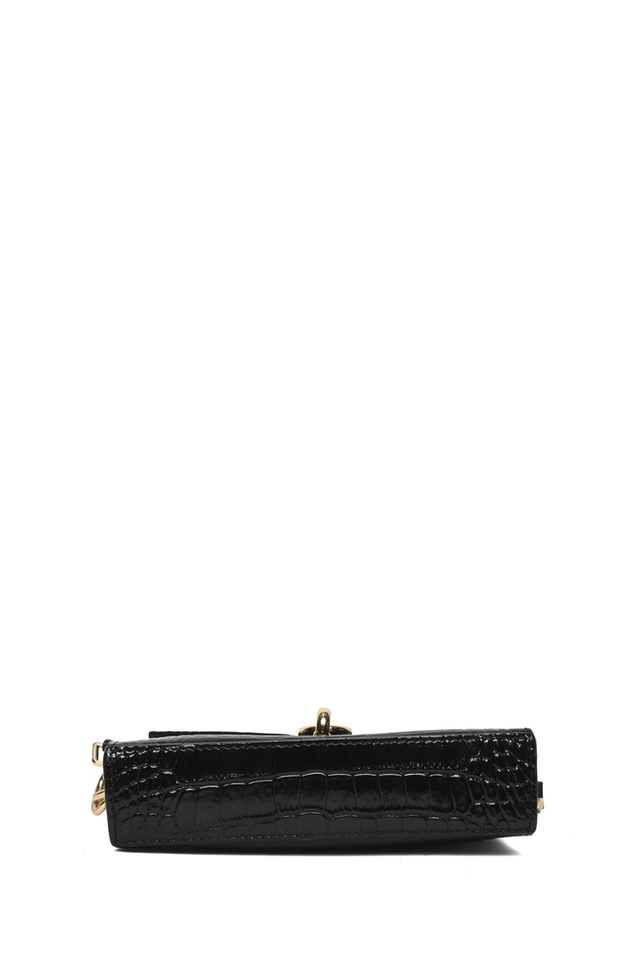 Anine Bing Croc Embossed Colette Crossbody