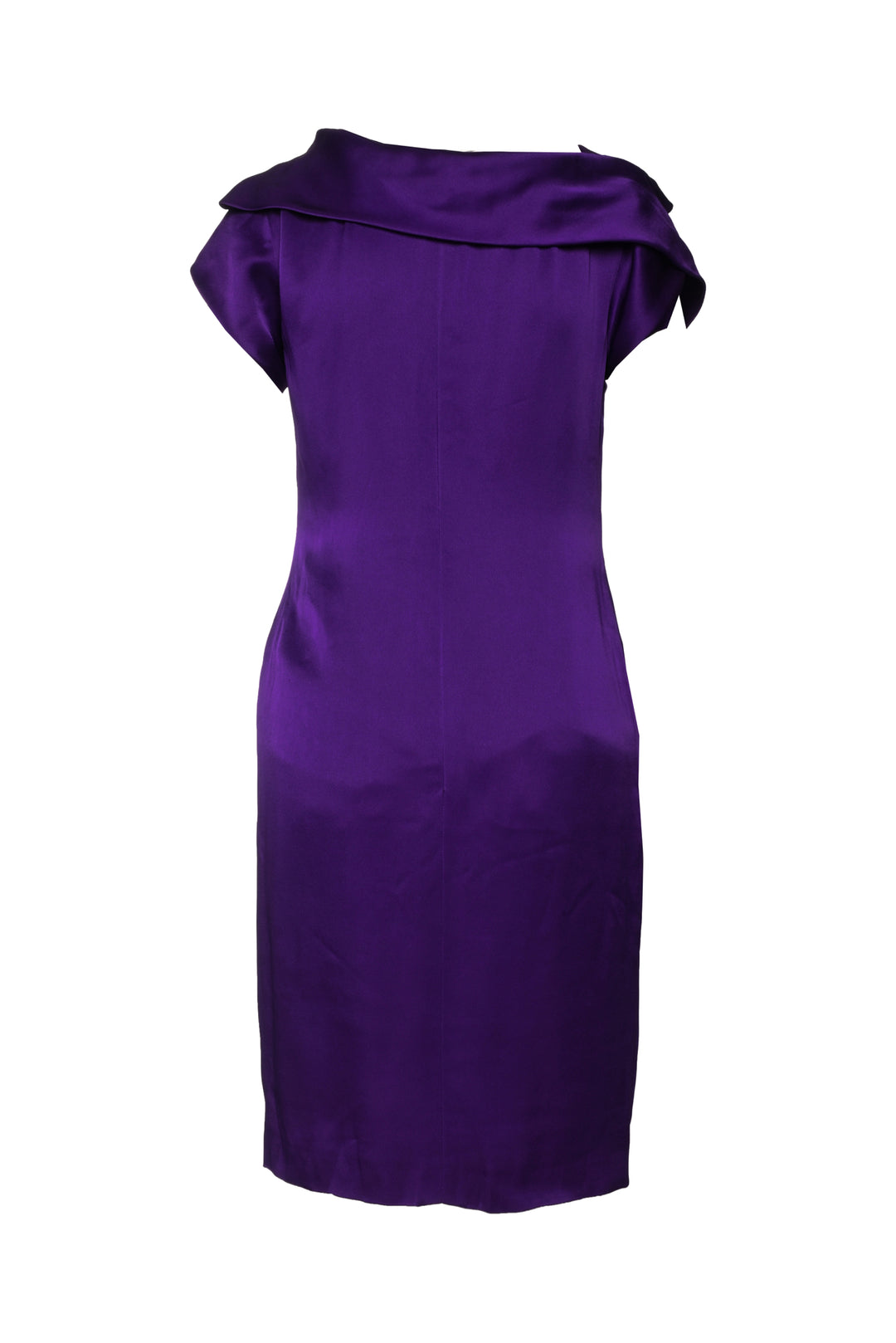 Escada Size 34 Short Sleeve Cowl Neck Dress
