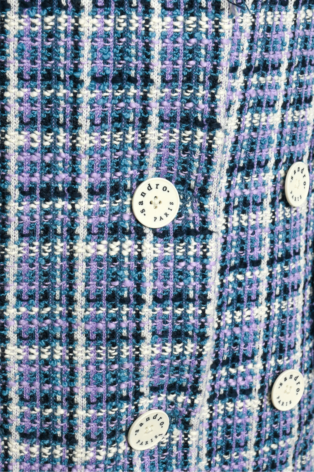 Sandro Size 34 Ludivine Tweed Mini Dress