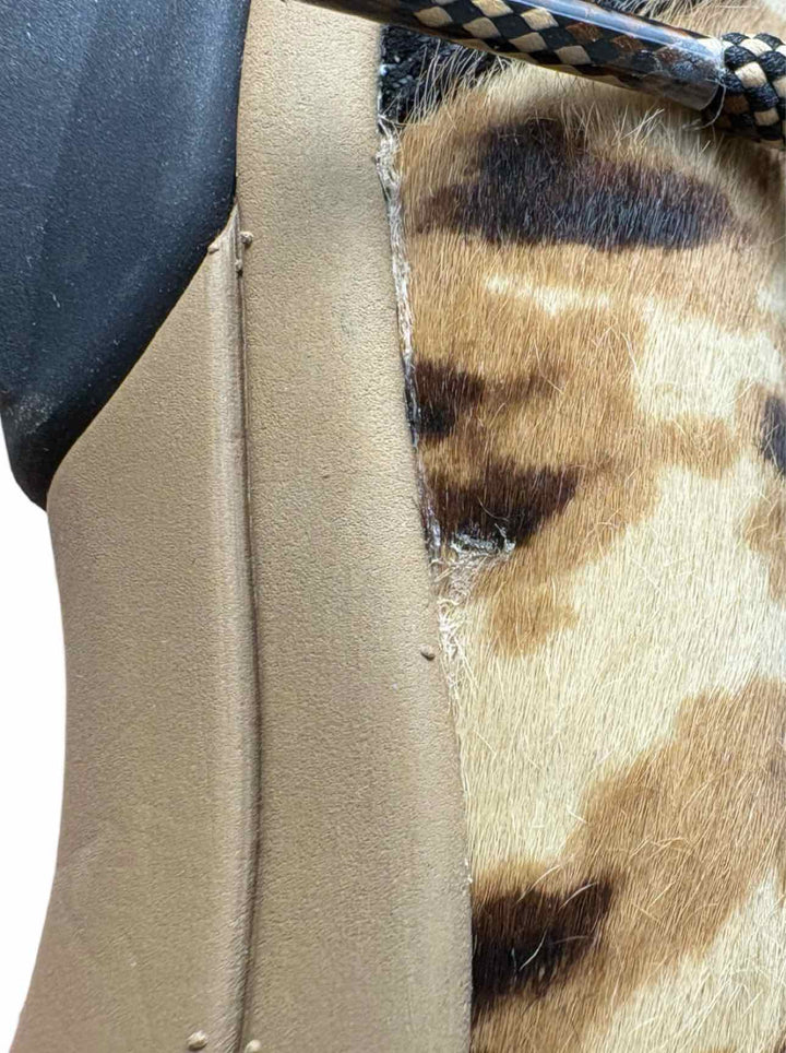 Veronica Beard Size 7.5 Calf Skin Print Ankle Boots