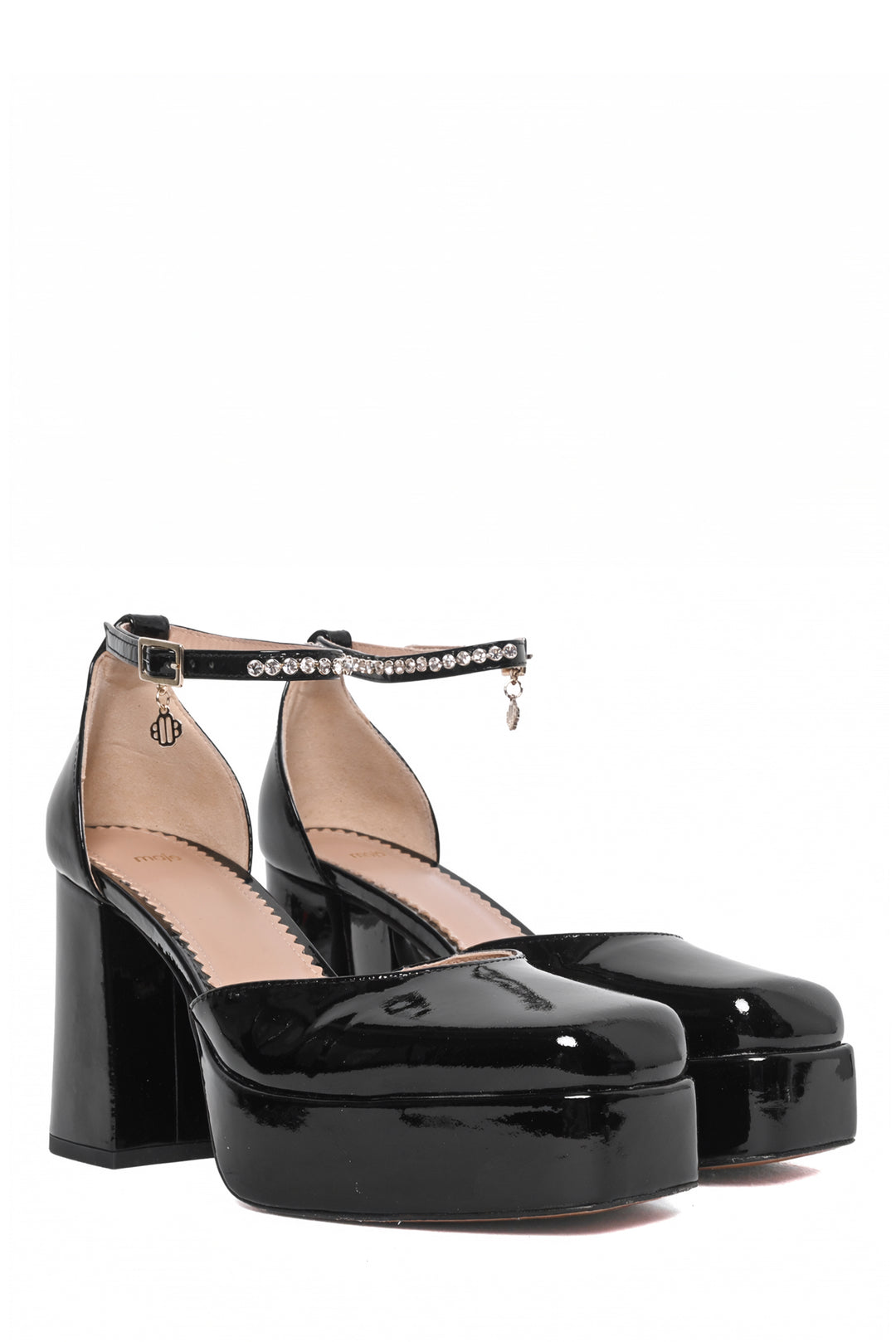 maje Size 36 Patent Platform Pumps