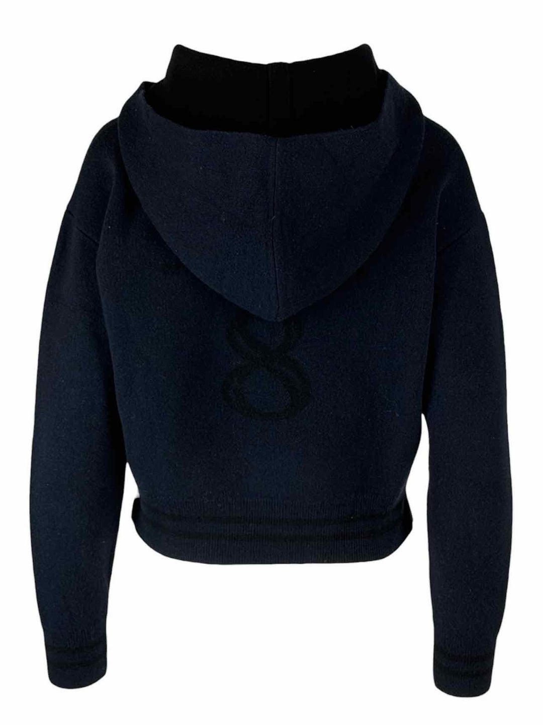 Dior Size 6 Cashmere Hooded Cropped Sweater