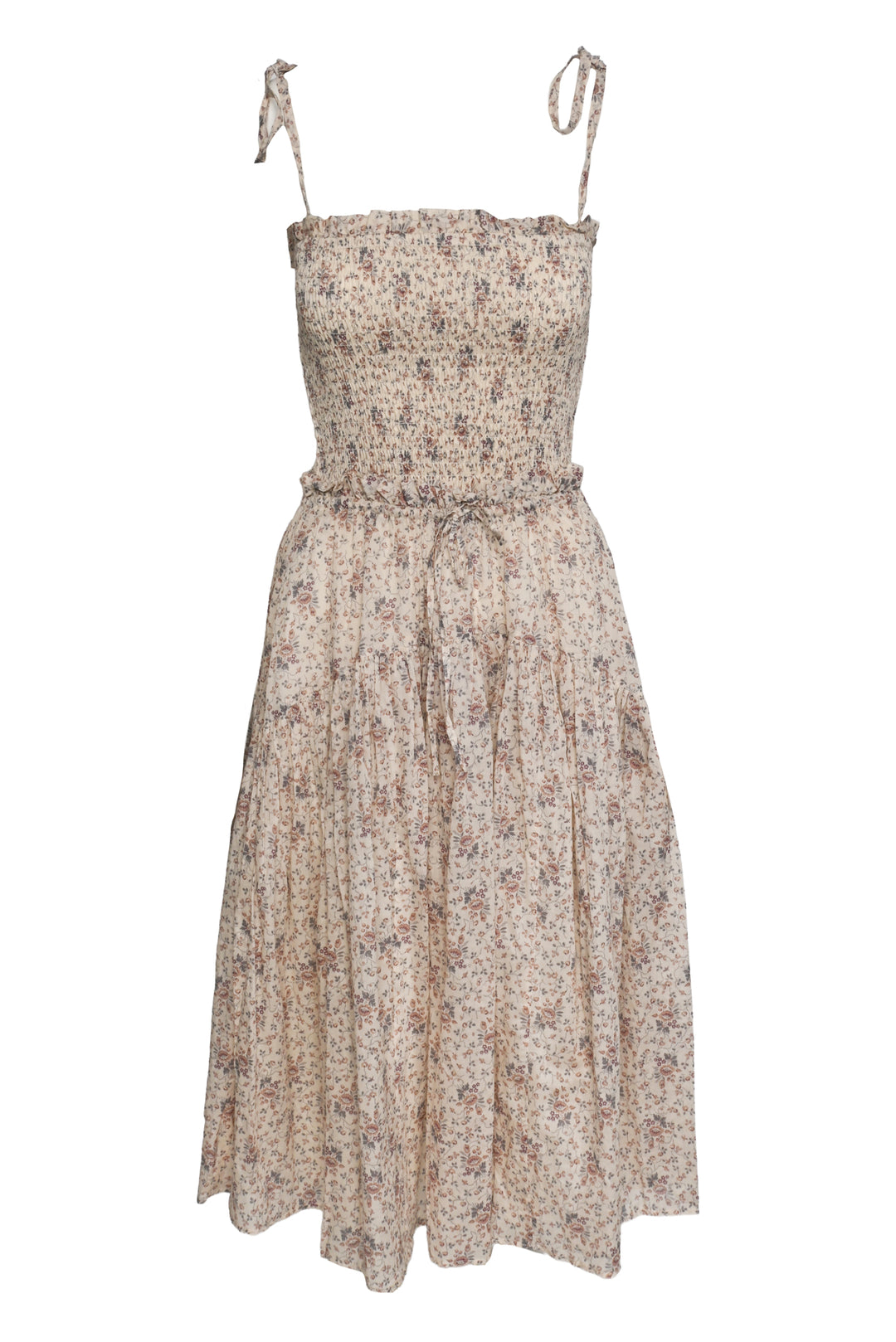 Polo Ralph Lauren Size S Cotton Poplin Floral Midi Dress