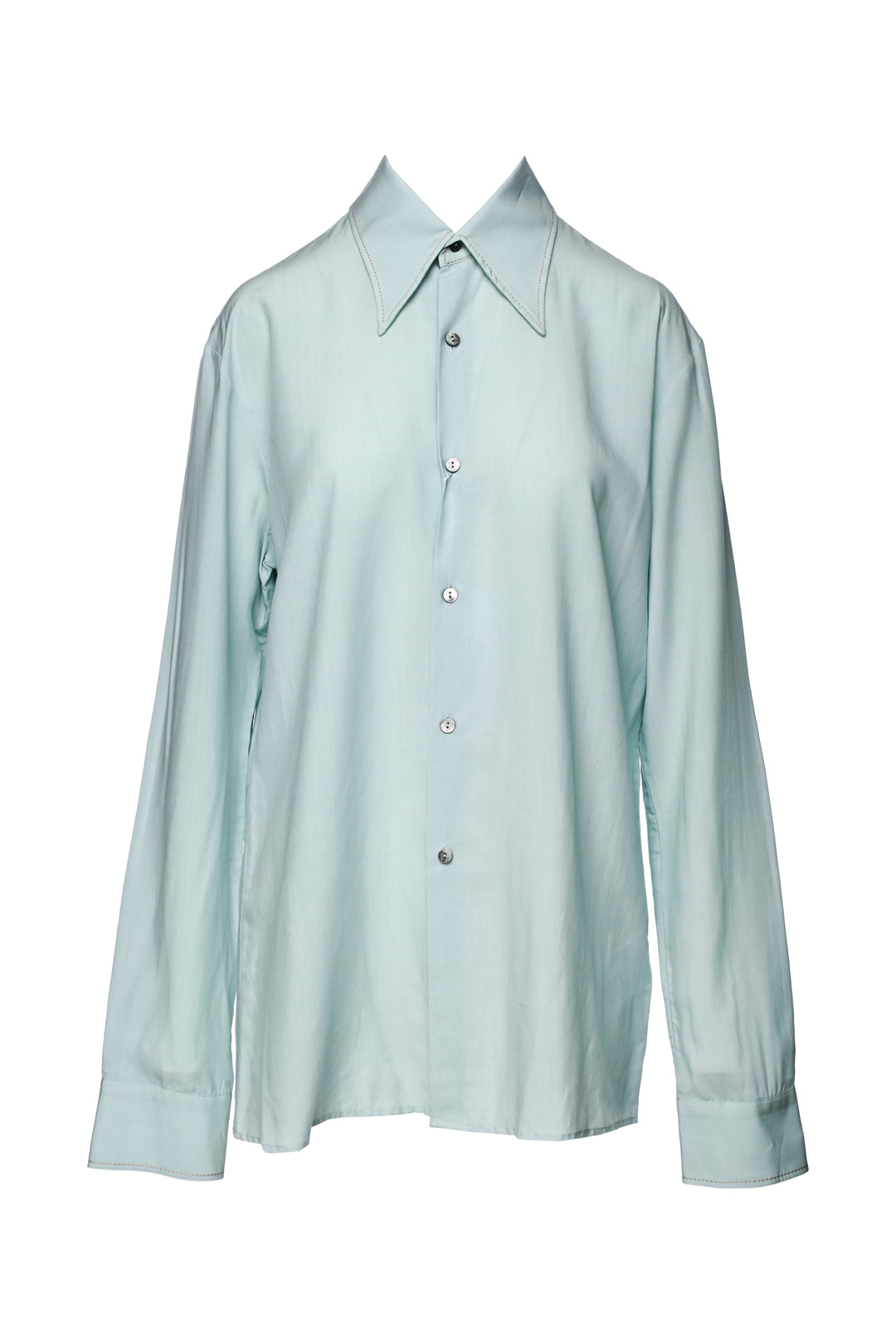 Maison Margiela Size 32 Men's Drapy Shirt Long Sleeve