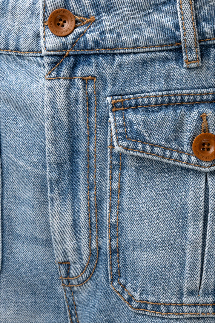 Zimmermann Size 30 Raie Cropped Flare Jeans