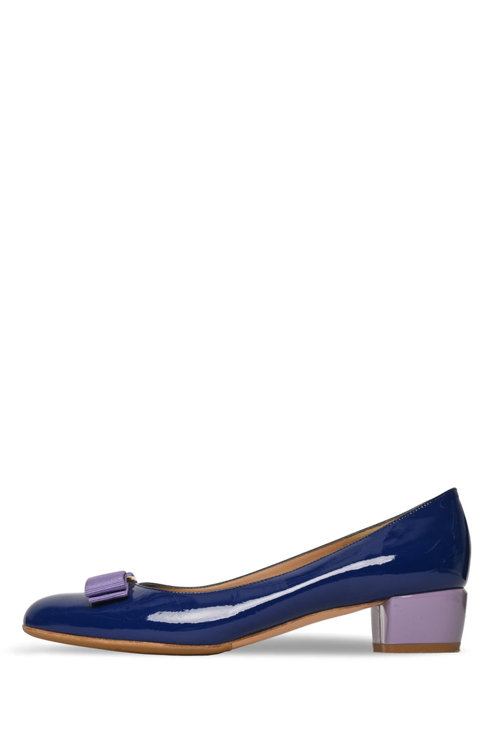 Salvatore Ferragamo Size 8.5 Vara Patent Pumps
