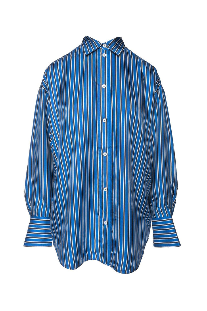 Toteme Size 2 Oversized Striped Shirt