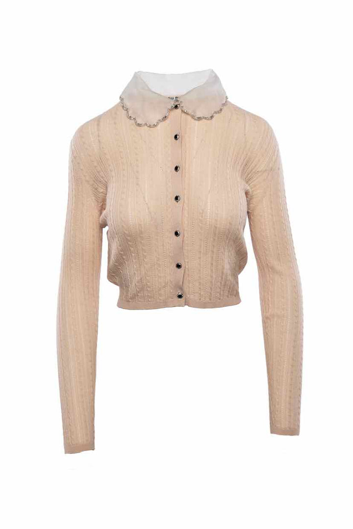 Miu Miu Size 40 2021 Cashmere & Silk Cardigan