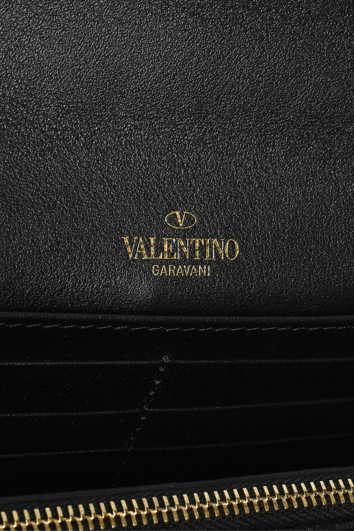 Valentino Rockstud Flap Wallet Clutch