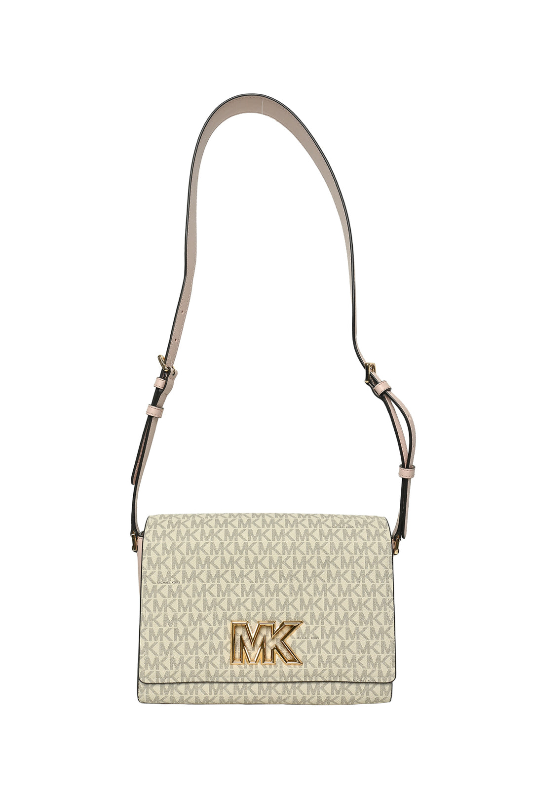 Michael Kors Mimi Medium Leather Messenger Shoulder Bag