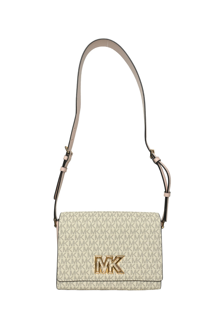 Michael Kors Mimi Medium Leather Messenger Shoulder Bag