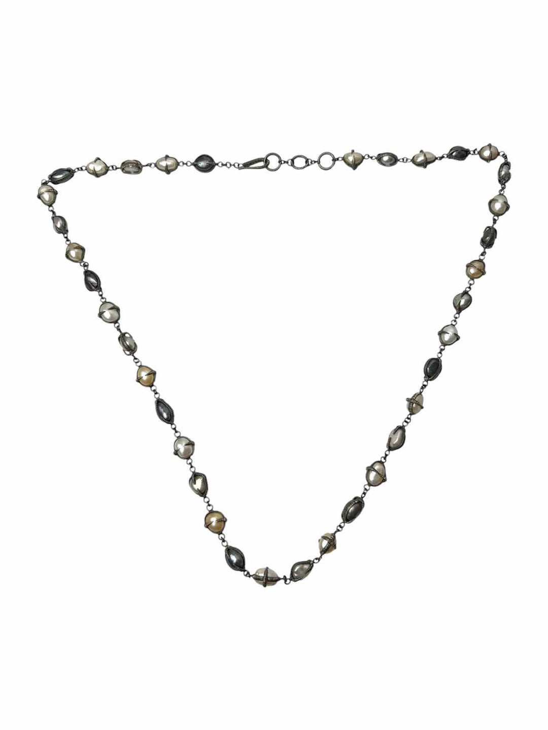 Balaam 925 Pearl Spike Necklace