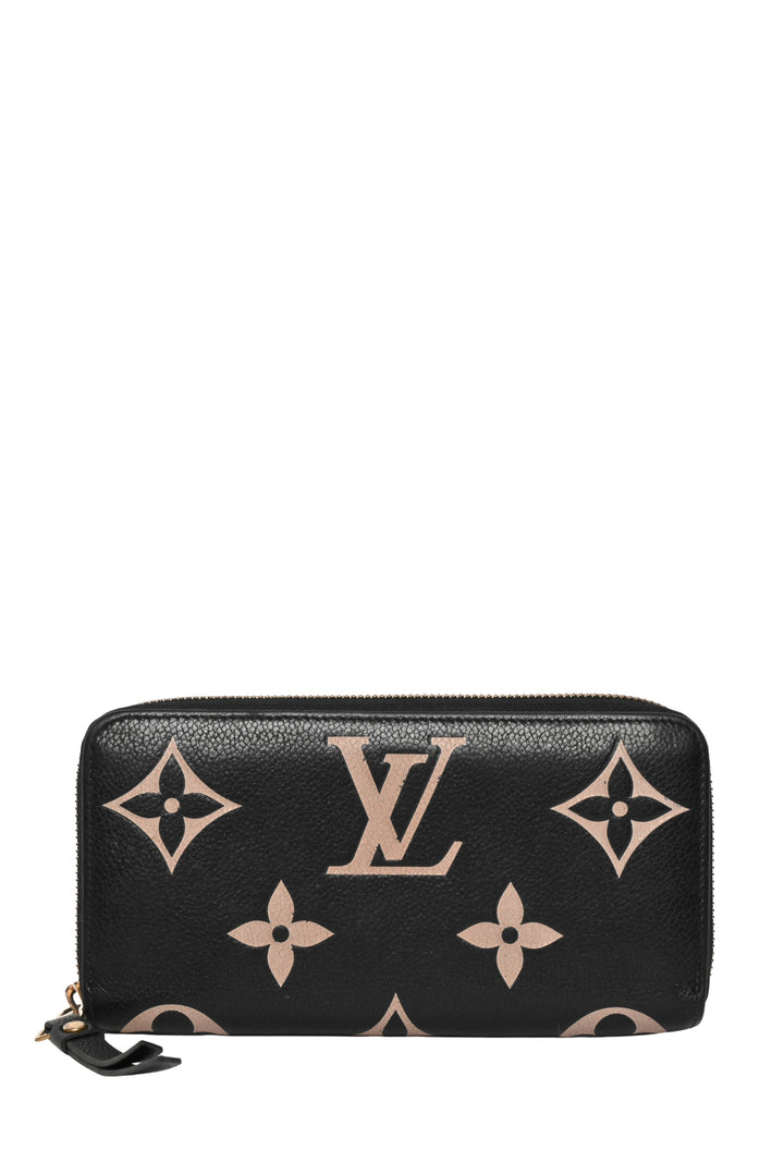 Louis Vuitton Bicolor Monogram Empreinte Zippy Wallet