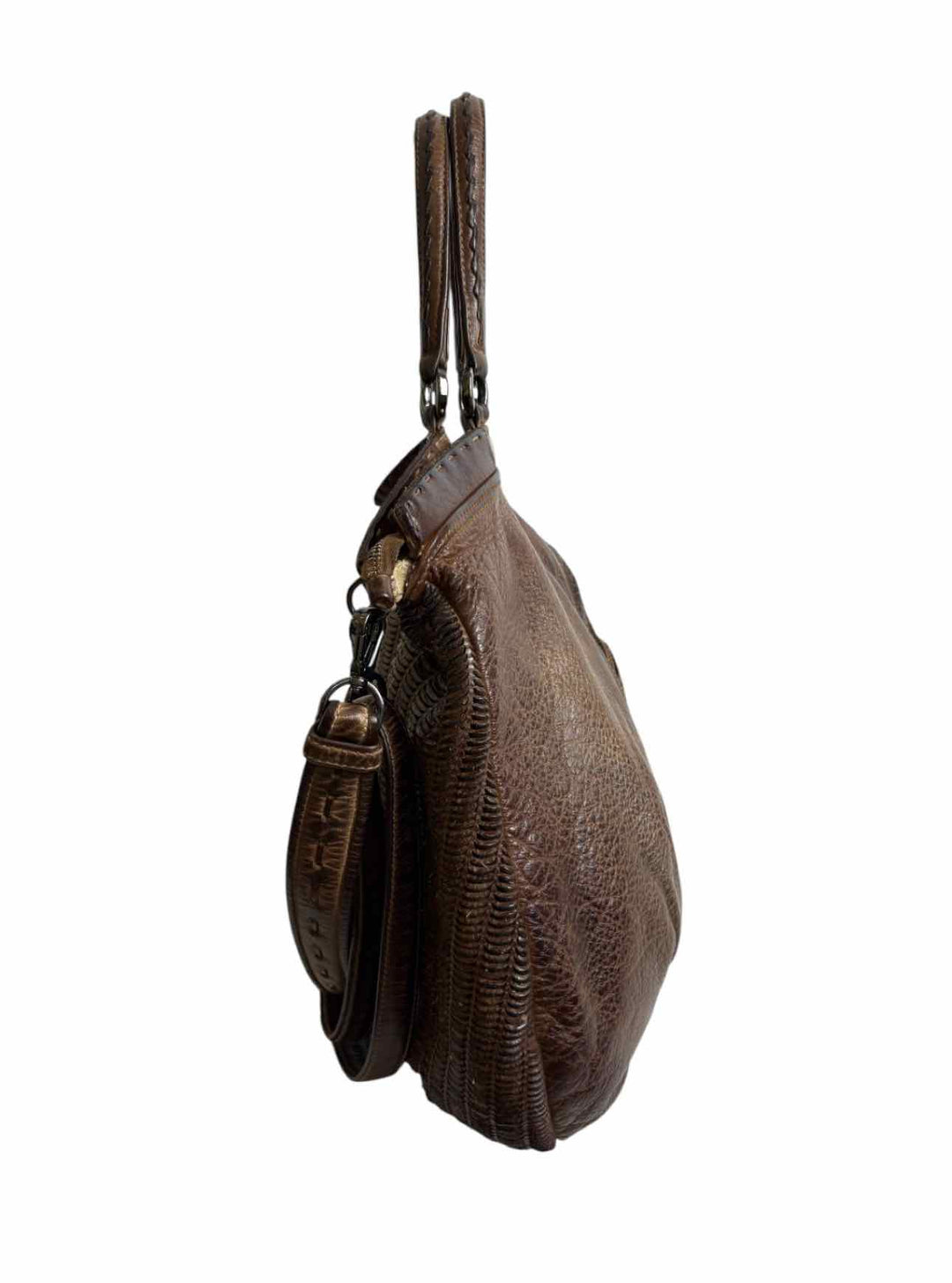 Giancarlo Nevola Distressed Cutout Leather Purse