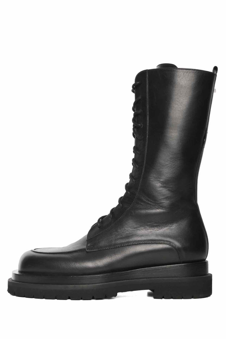 MAGDA BUTRYM Size 38 Tall Leather Combat Boots
