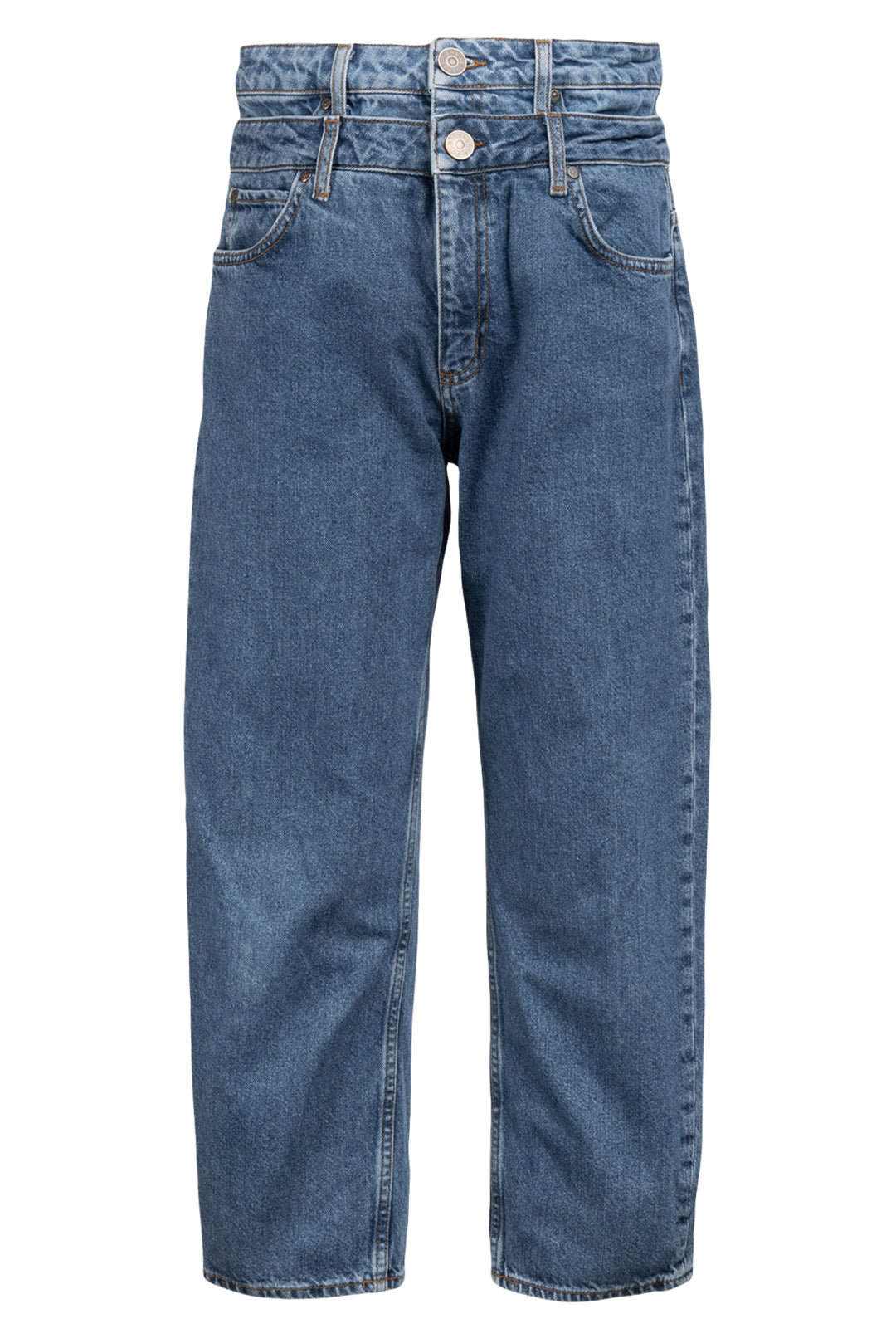 Sandro Size 38 Double-Belted Jeans