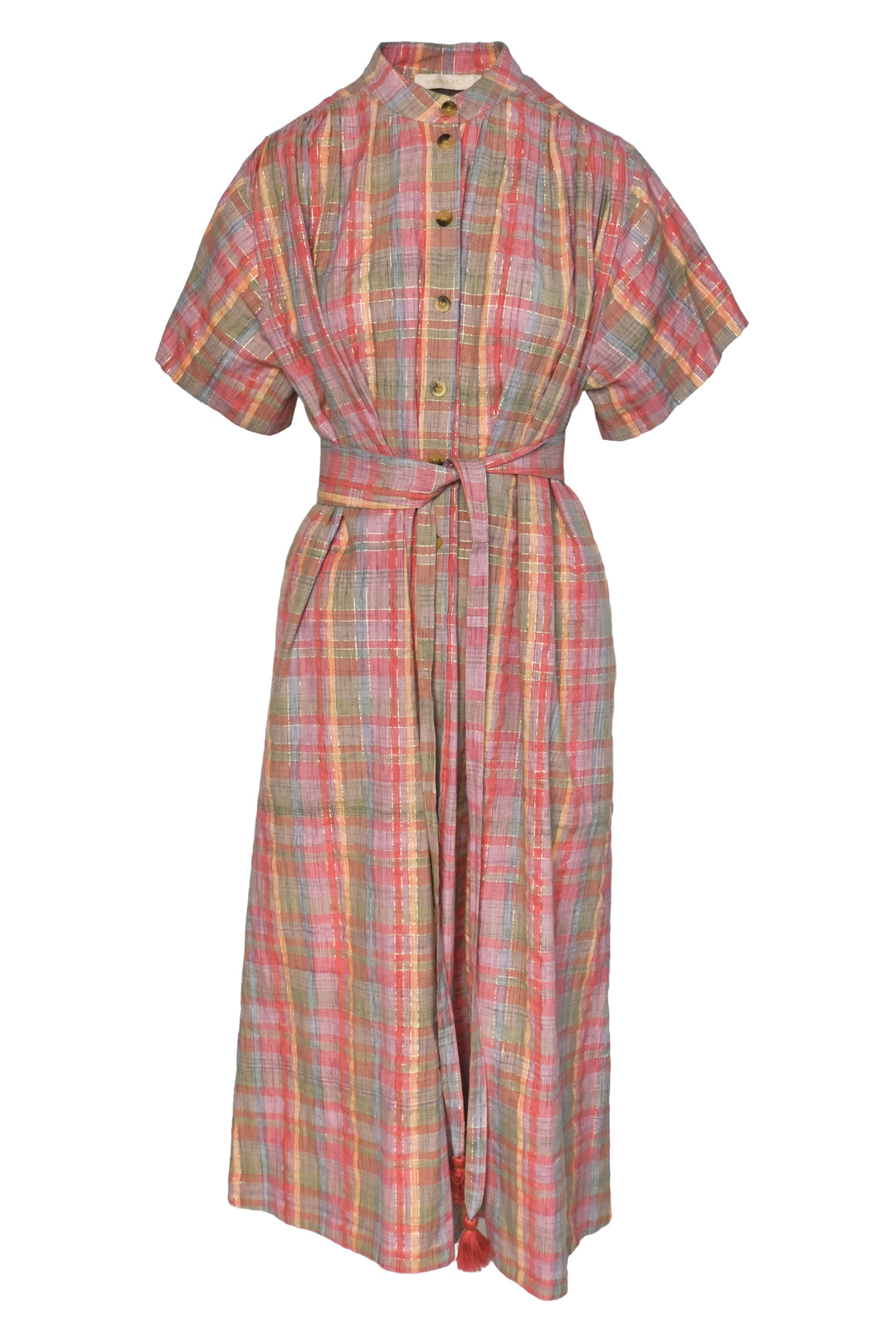Vanessa Bruno Size M Plaid Ciao Dress
