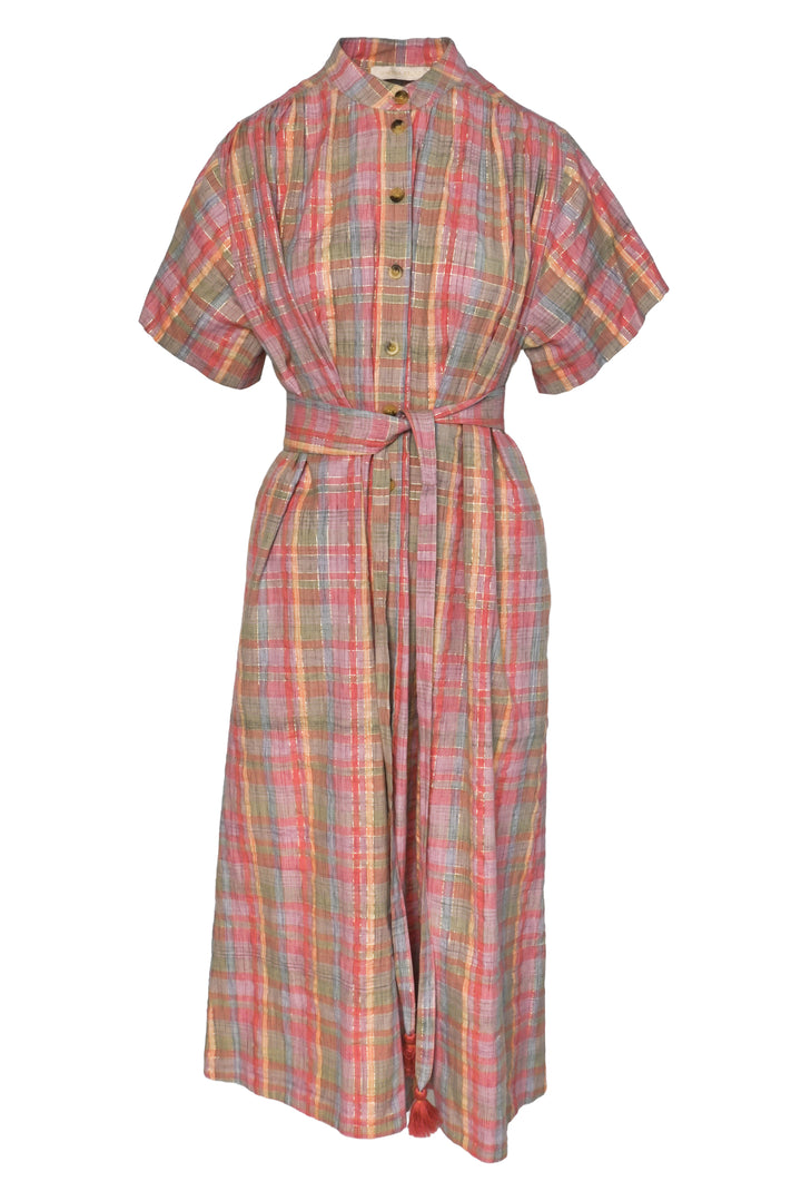 Vanessa Bruno Size M Plaid Ciao Dress