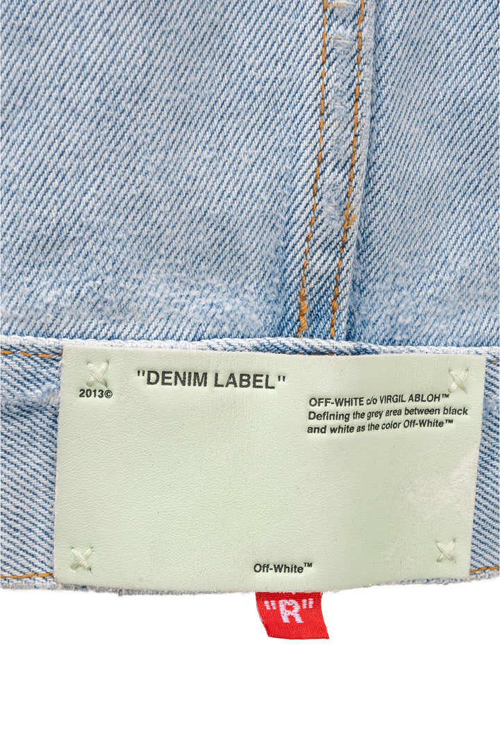 OFF-WHITE Size XXL Men's 2018 Temperature Denim Jacket