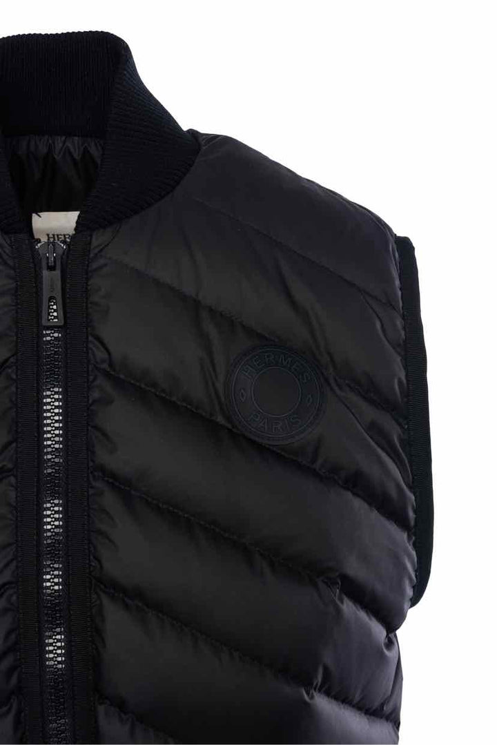 Hermes Size 34 Quilted Gilet Vest