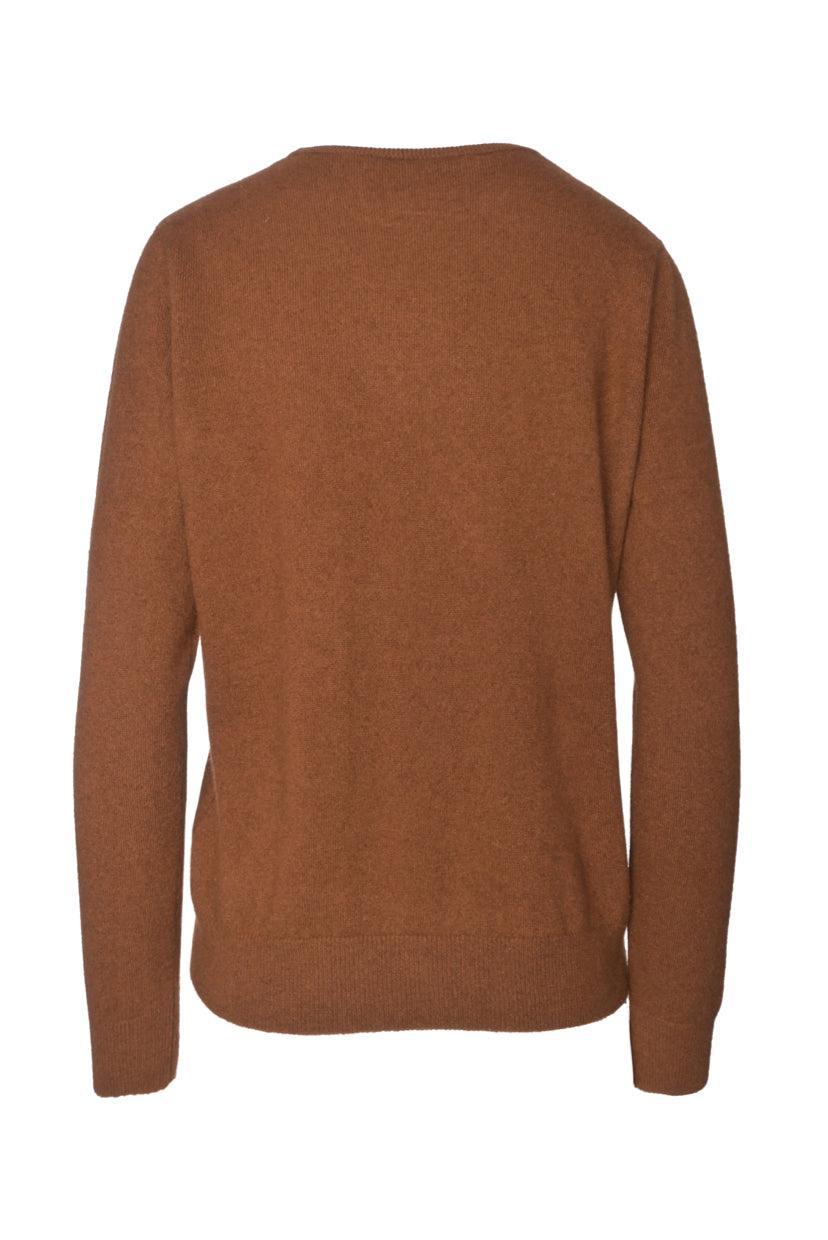 Black Goat Size M Cashmere Crewneck Sweater