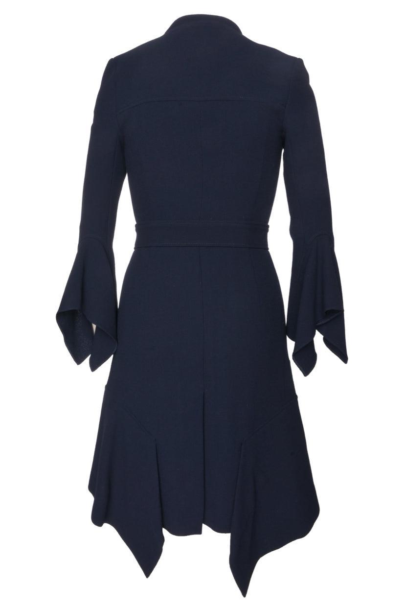 Roland Mouret Size 2 Millington Wool Crepe Coat