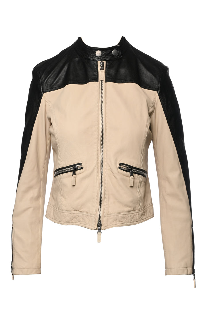 Etro Size 42 Vintage Leather Jacket