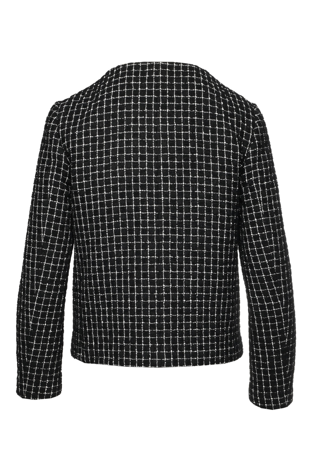 Chanel Size 36 Tweed Jacket with Quilted Lining