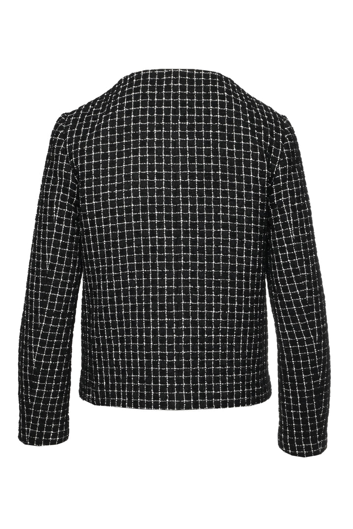 Chanel Size 36 Tweed Jacket with Quilted Lining