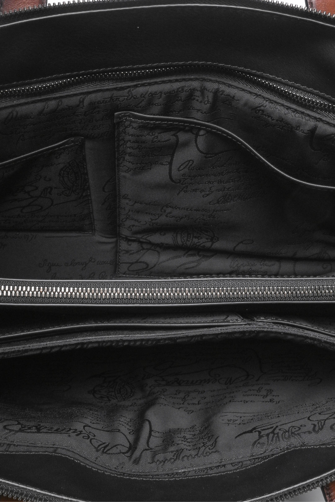 Berluti Men's Perspective Scritto Leather Briefcase