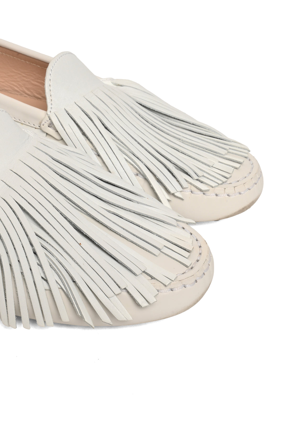 Tod's Size 36.5 Gommini Fringe Loafers