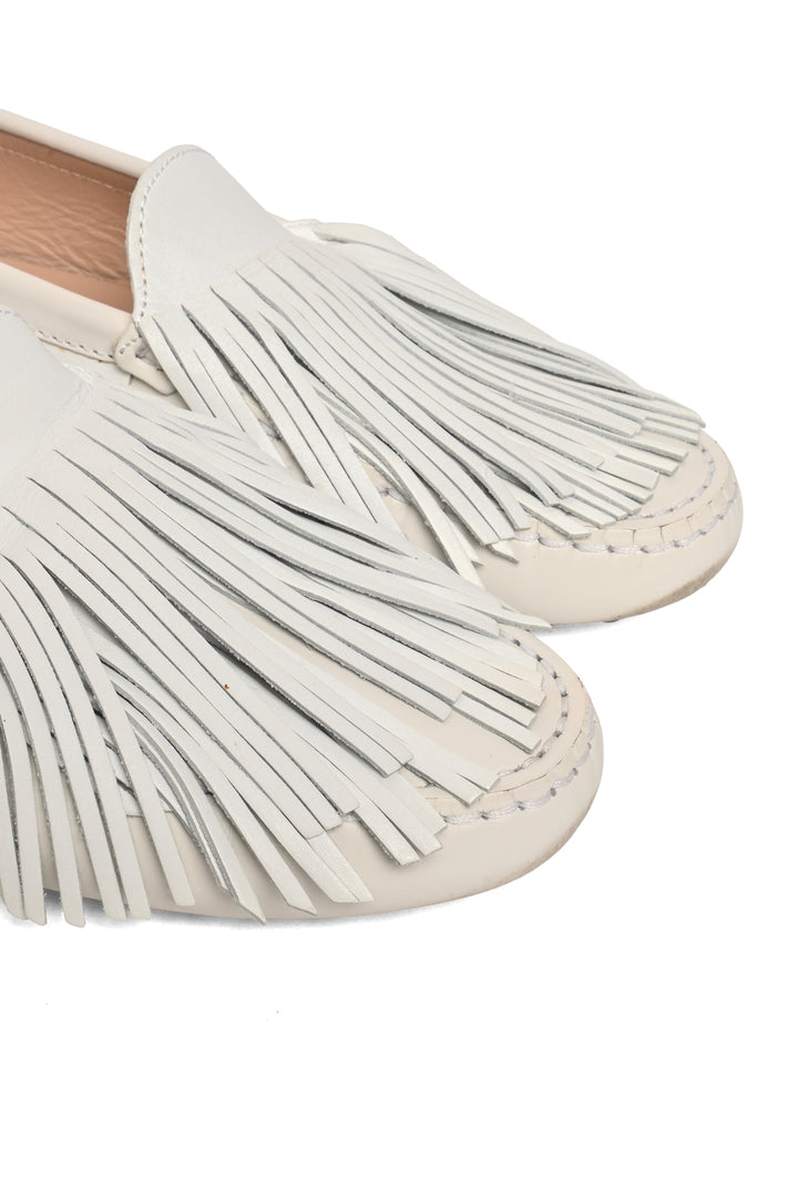 Tod's Size 36.5 Gommini Fringe Loafers