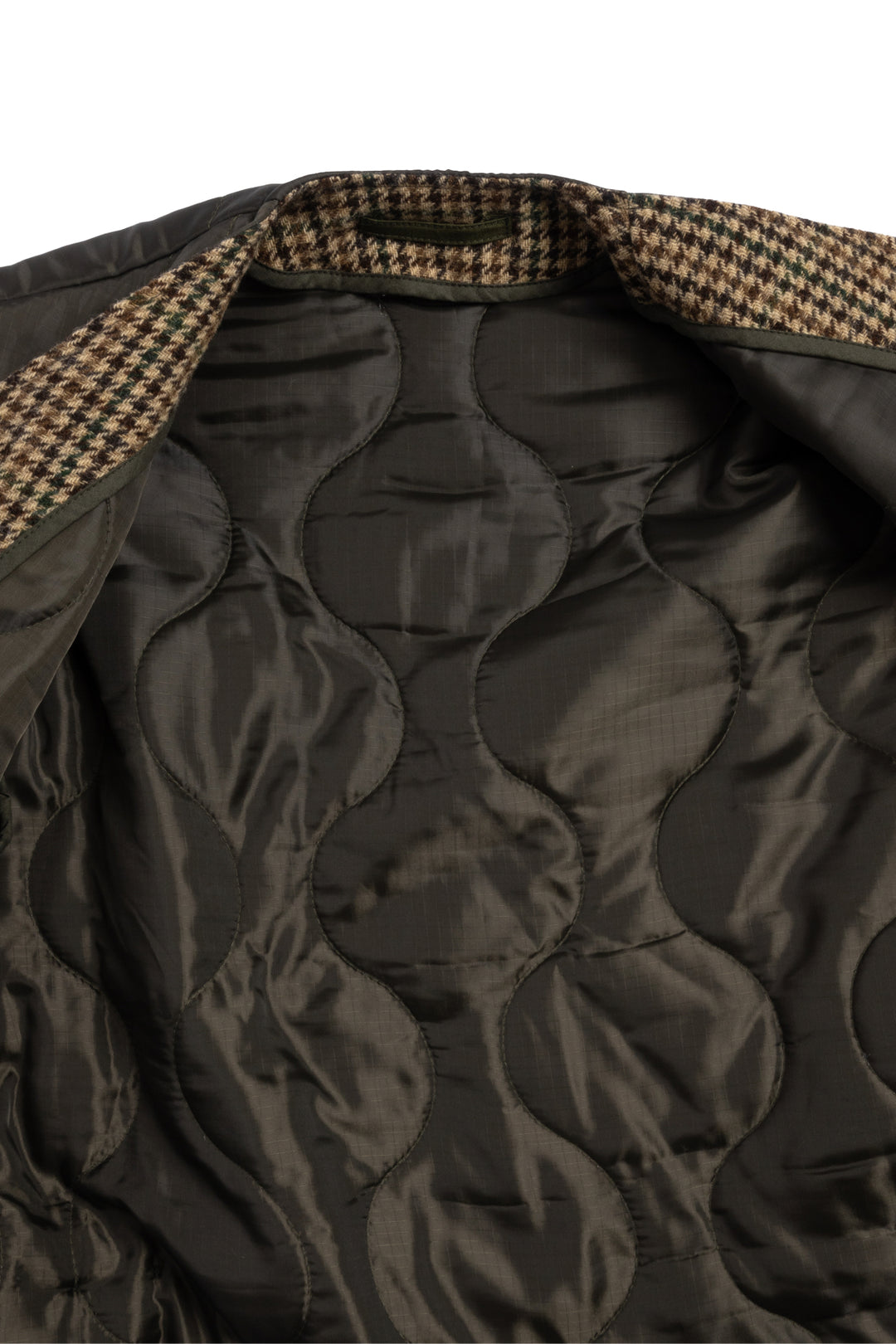 Fortela Size M Quilted Mixed Media Jacket