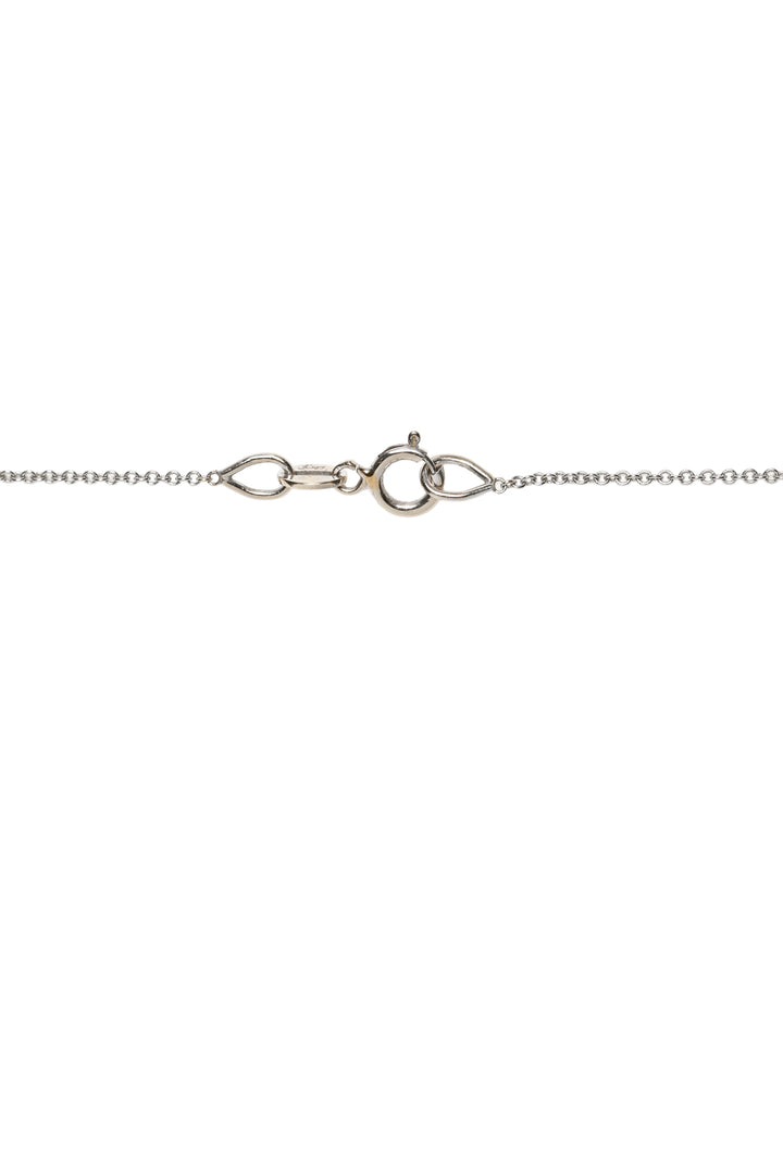 14K White Gold with Diamond Pendant Necklace