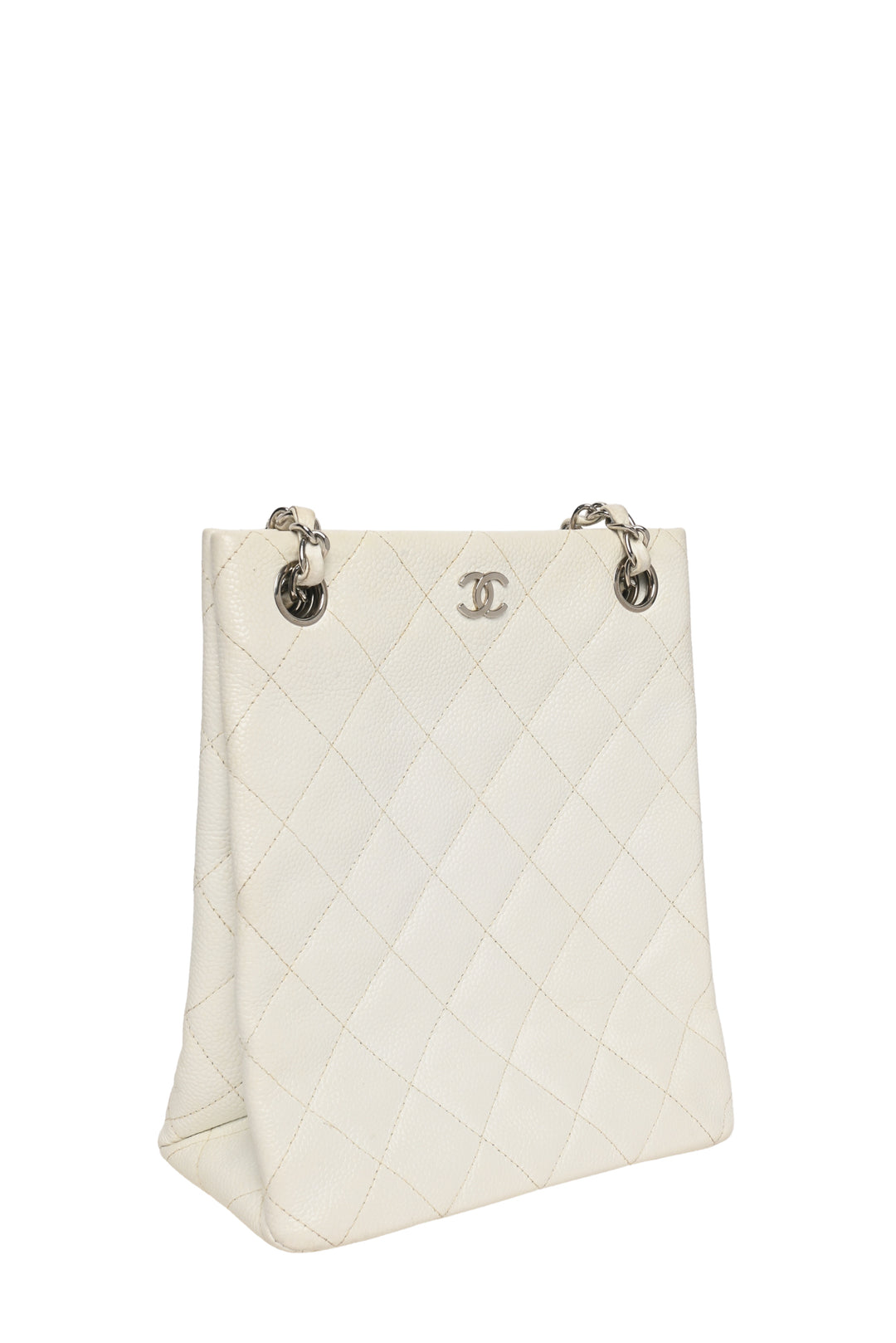 Chanel 2000-2002 Caviar Quilted CC Shoulder Bag