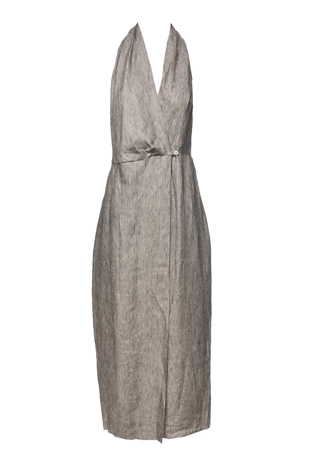 RAEY Size S Wrap Linen Halter Dress