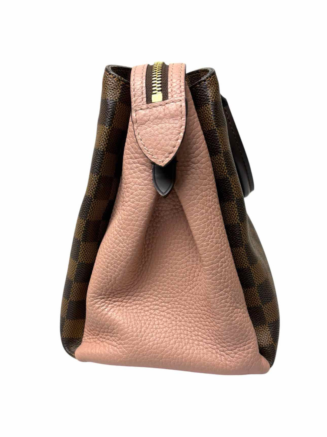 Louis Vuitton Cuir Taurillon Damier Ebene Normandy Magnolia Purse