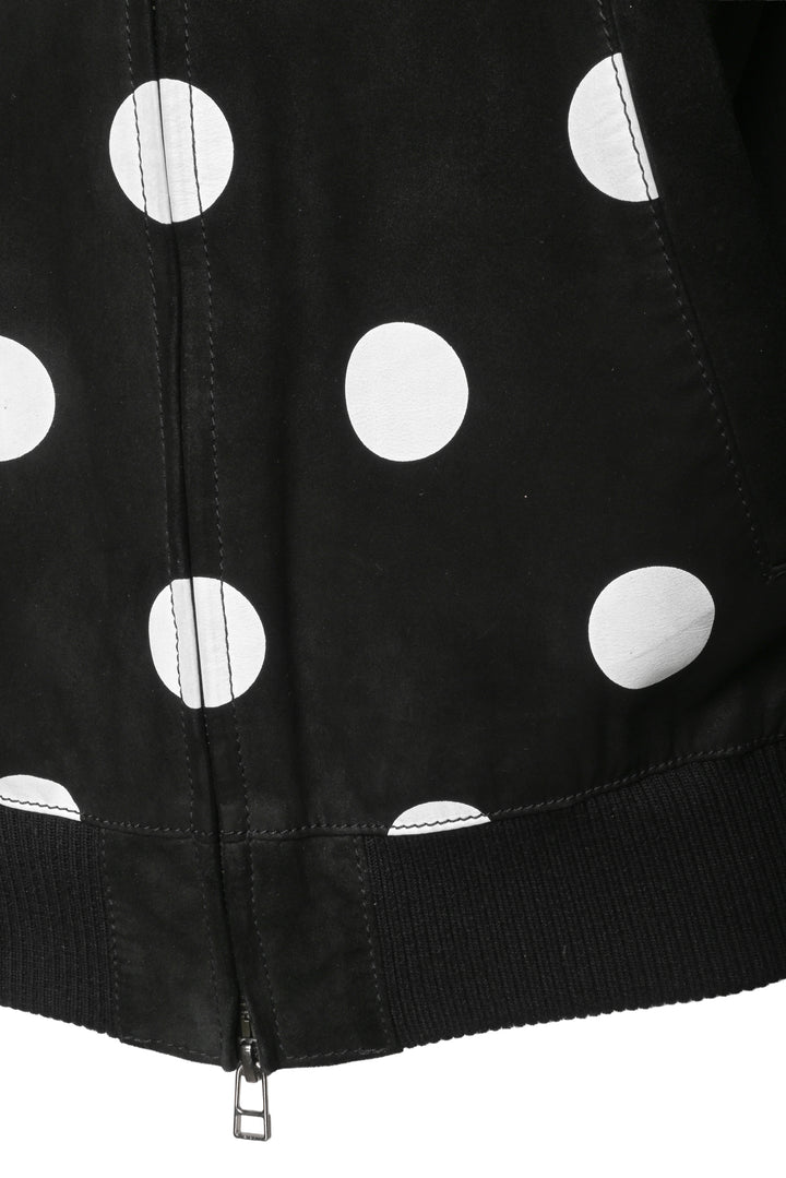Adidas x Pharell Special Edition Goat Leather Polka Dot Size S Jacket